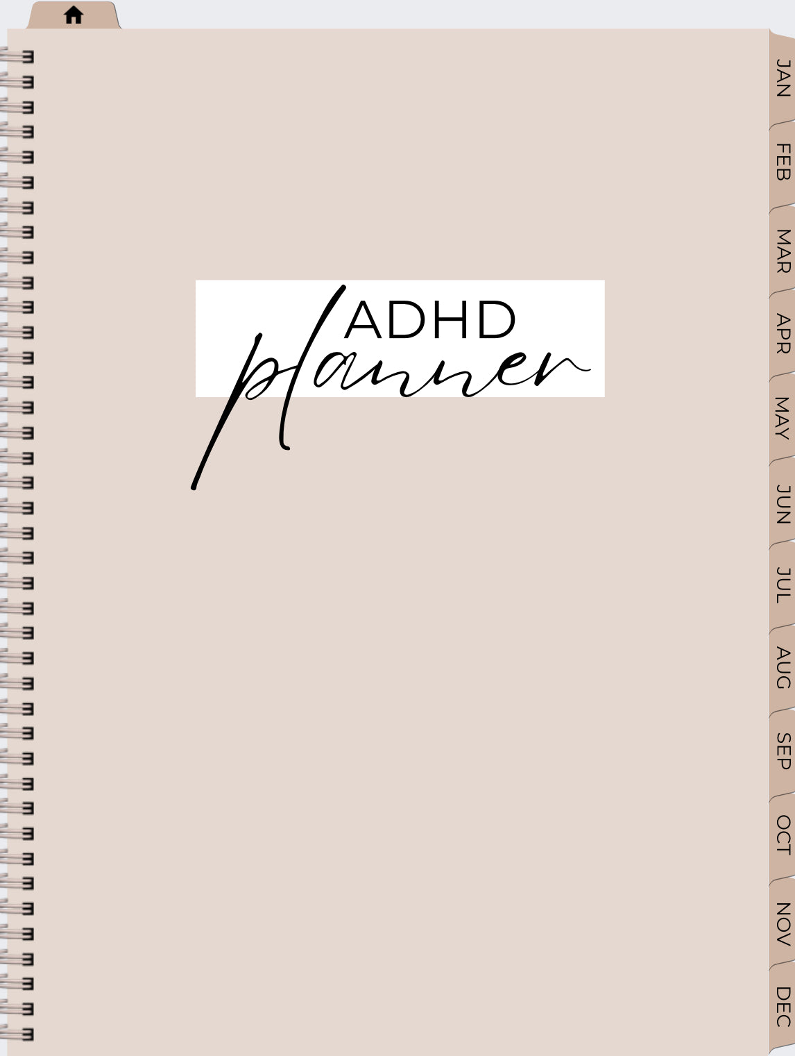 ADHD Life Planner ( PDF AND CANVA)